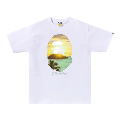Bape A Rising Bape Photo Tee 'White'