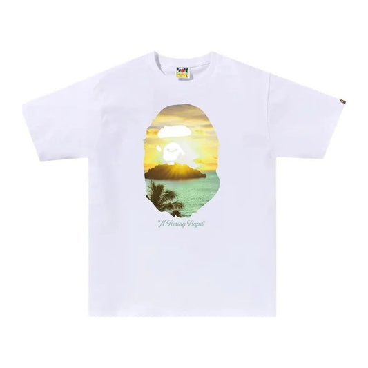 Bape A Rising Bape Photo Tee 'White'