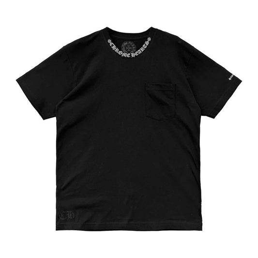 Chrome Hearts Short Sleeve Pocket Crew T-Shirt Black