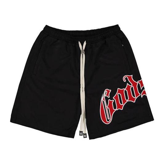 Godspeed OG Logo Nylon Shorts 'Bred'