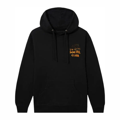 Anti Social Social Club A Fire Inside Hoodie 'Black'