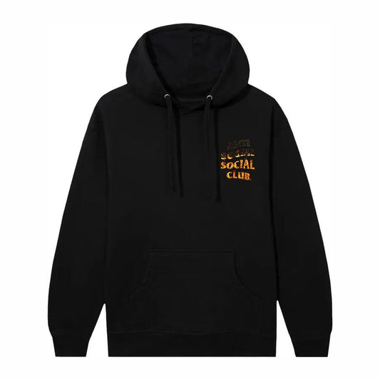 Anti Social Social Club A Fire Inside Hoodie 'Black'