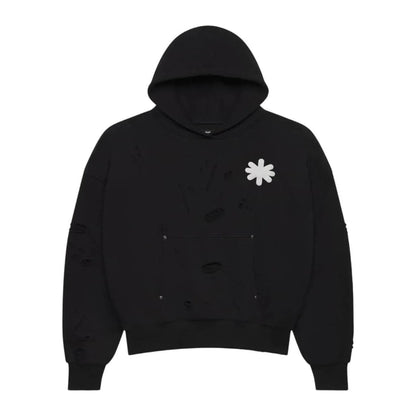 Lost Shadows DSTRY DBL Layer Logo Hoodie Black