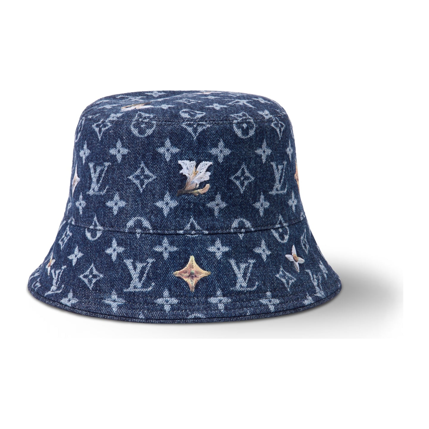 Louis Vuitton Monogram Flower Denim Bucket Hat