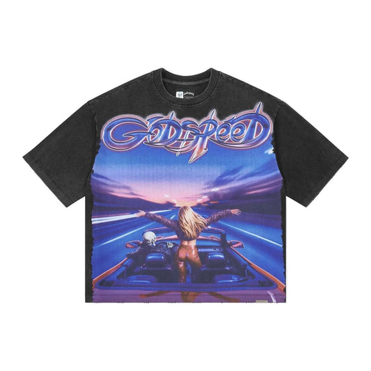 Godspeed FUN T-Shirt 'Black Wash'