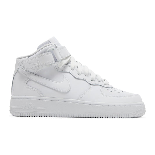 Nike Air Force 1 Mid LE Triple White (GS)