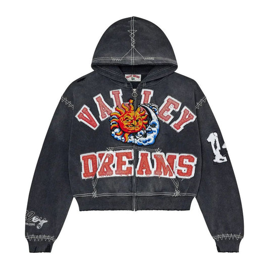 Vale Forever Sunny Zip Up Black