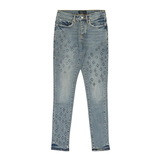 Purple Brand Embossed P001 Denim 'Blue'