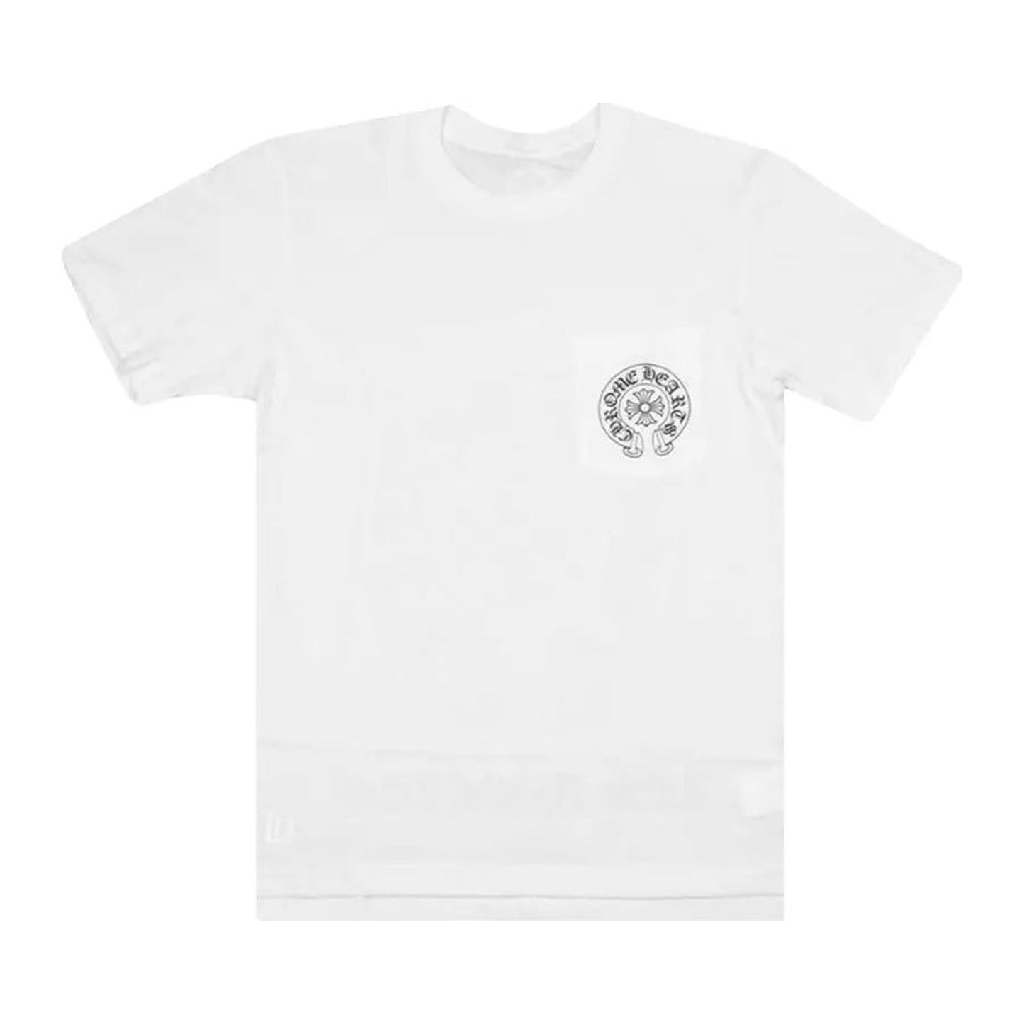 Chrome Hearts Horse Shoe Logo Pocket T-Shirt 'White'