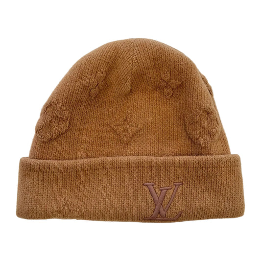 Louis Vuitton LV Crush Monogram Beanie Camel (Pre-Owned)