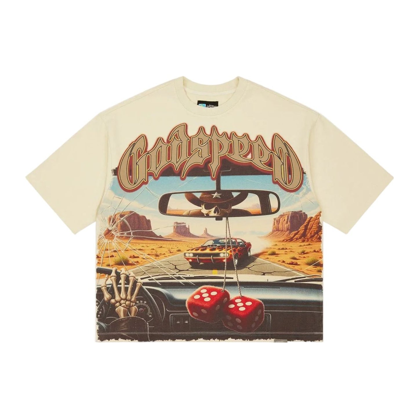 Godspeed ON THE RUN II T-Shirt 'Bone'