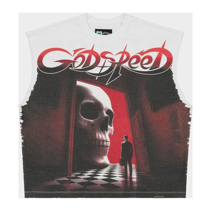 Godspeed Fate’s Doorstep Sleeveless T-shirt 'White'