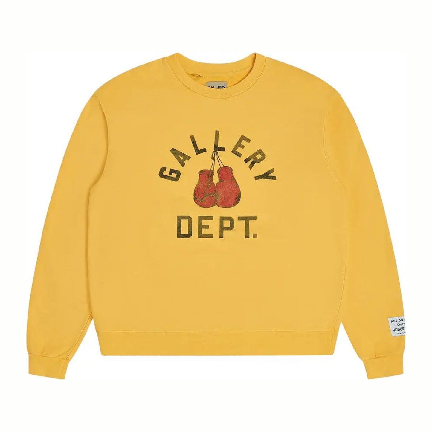 Gallery Dept. Boxing Merch Sweatshirt 'Gold Yellow'