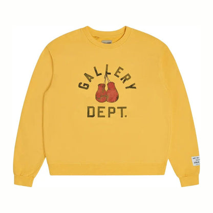 Gallery Dept. Boxing Merch Sweatshirt 'Gold Yellow'