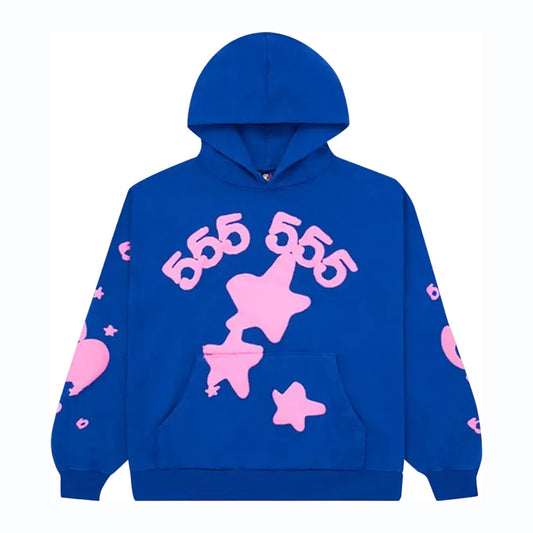 Sp5der Beluga Hoodie 'Blue'