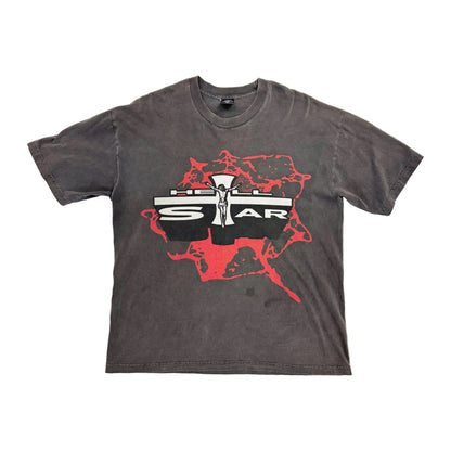 Hellstar Studios Jesus Emblem T-shirt 'Grey' (Pre-Owned)