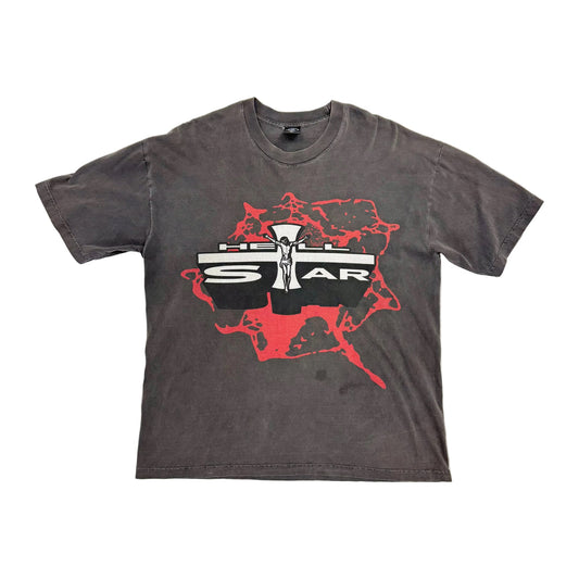 Hellstar Studios Jesus Emblem T-shirt 'Grey' (Pre-Owned)