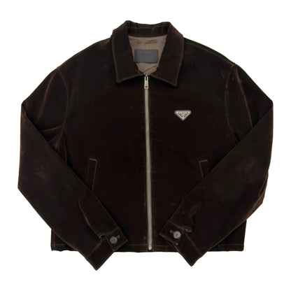 Prada Velvet Bomber Jacket (Pre-Owned)