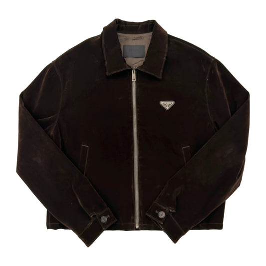 Prada Velvet Bomber Jacket (Pre-Owned)