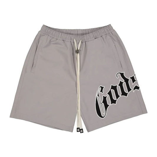 Godspeed OG Logo Nylon Shorts 'Grey'