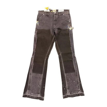 Gallery Dept. 'Carpenter Paint Splatter' Brown Jeans