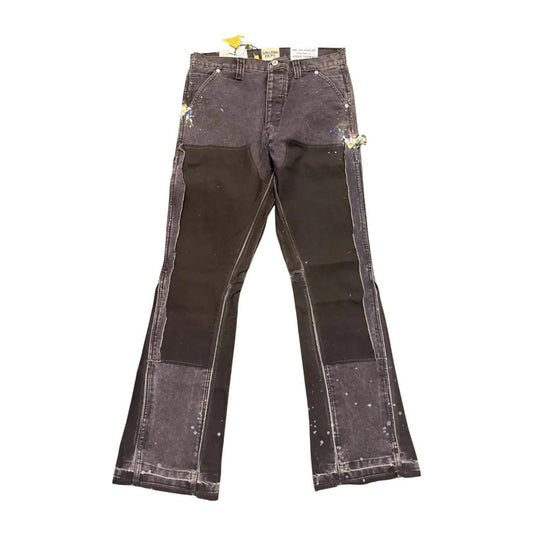 Gallery Dept. 'Carpenter Paint Splatter' Brown Jeans