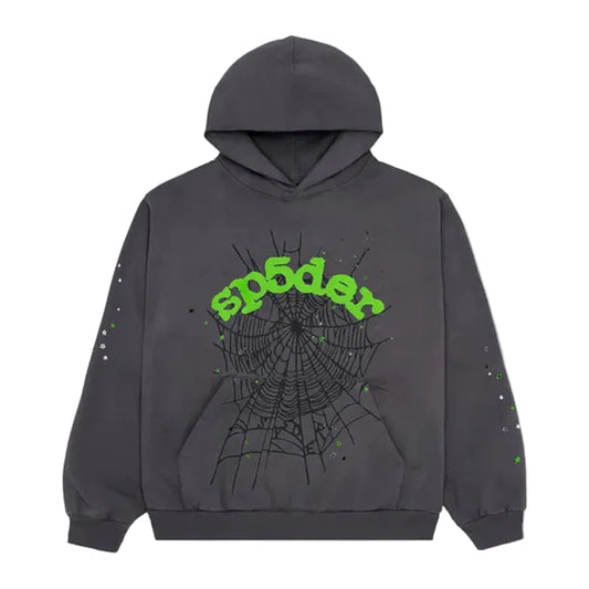 Sp5der Hoodie “Slate Grey”