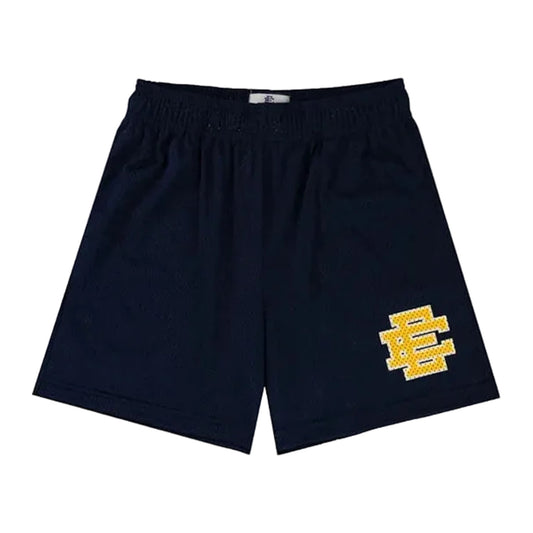 Eric Emanuel Shorts 'Navy/Yellow'