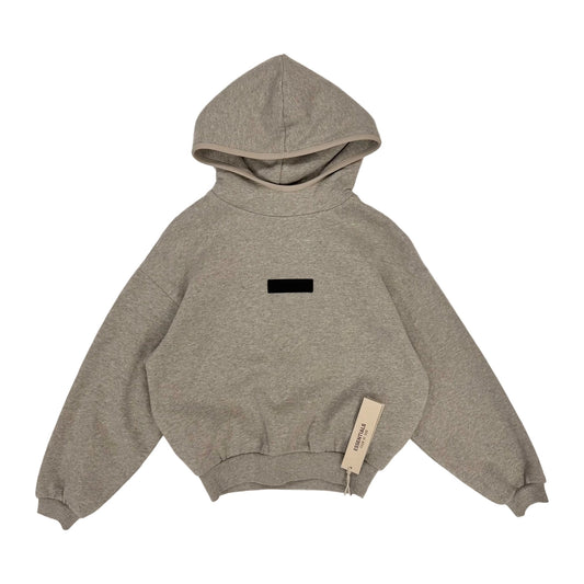 Fear of God Essentials Kids Hoodie 'Heather Grey'