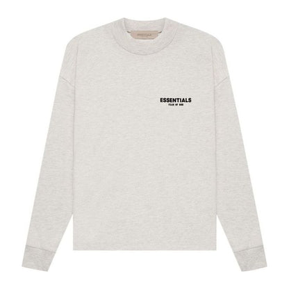 Fear of God Essentials Long-Sleeve Tee 'Light Oatmeal'