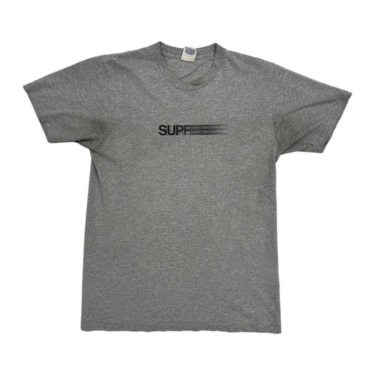 Supreme Motion Logo Tee 'Grey/Black' (Pre-Owned)