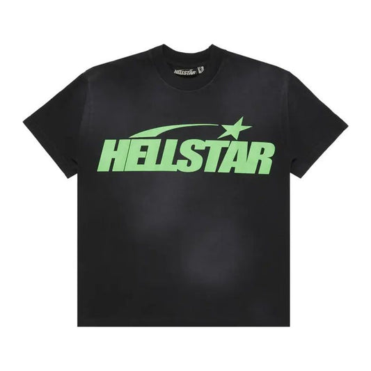 Hellstar Classic T-Shirt (Regular Print) 'Black/Green'