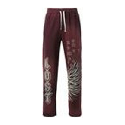 Lost Intricacy Burgundy Sweatpants