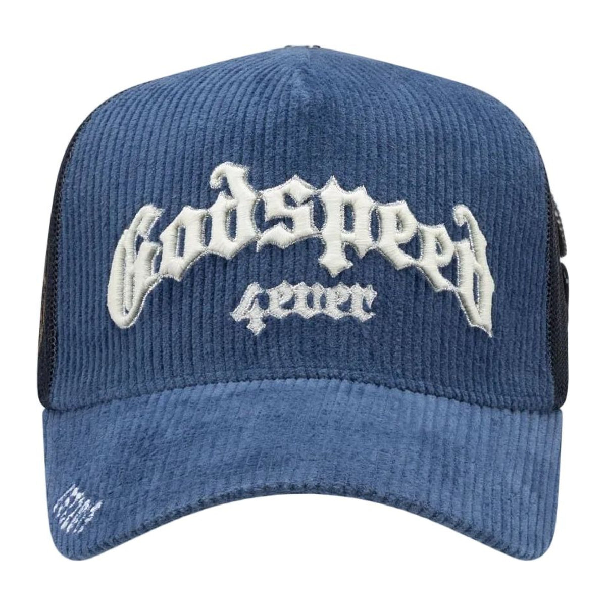 Godspeed Forever Trucker Hat Saphire Corduroy (Blue)