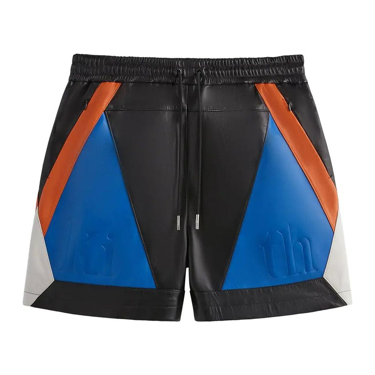 Kith For The New York Knicks Leather Turbo Shorts 'Black'