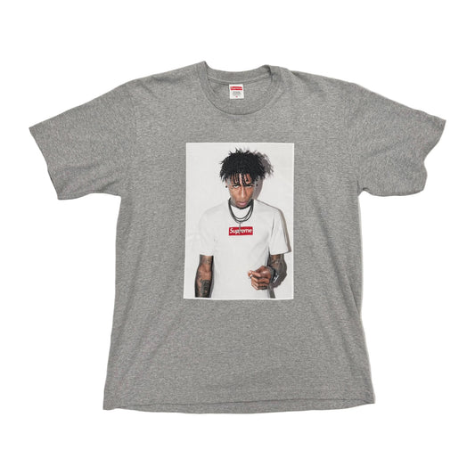 Supreme NBA Youngboy T-Shirt 'Heather Grey' (Pre-Owned)