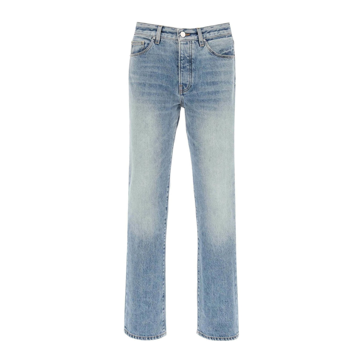 Amiri Straight Cut Womens Jeans 'Light Blue'