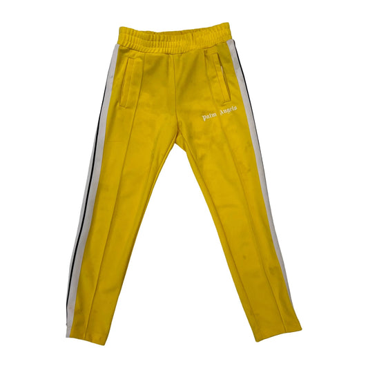 Palm Angels Track Pants 'Yellow/White' (Pre-Owned)