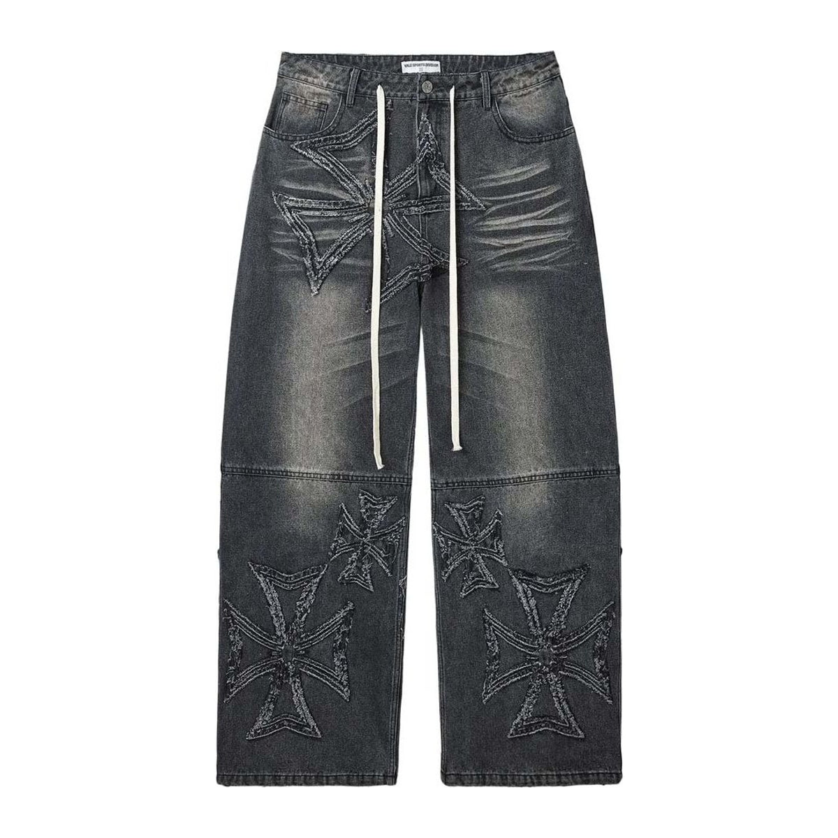 Vale Forever Black Croxx Denim Baggy Pants