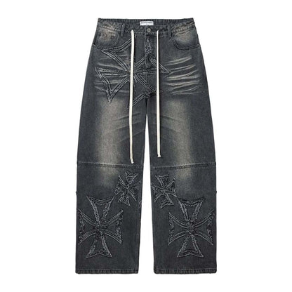 Vale Forever Black Croxx Denim Baggy Pants