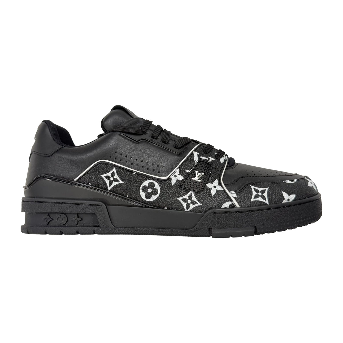 Louis Vuitton LV Trainer 'Black White Monogram' (Pre-Owned)