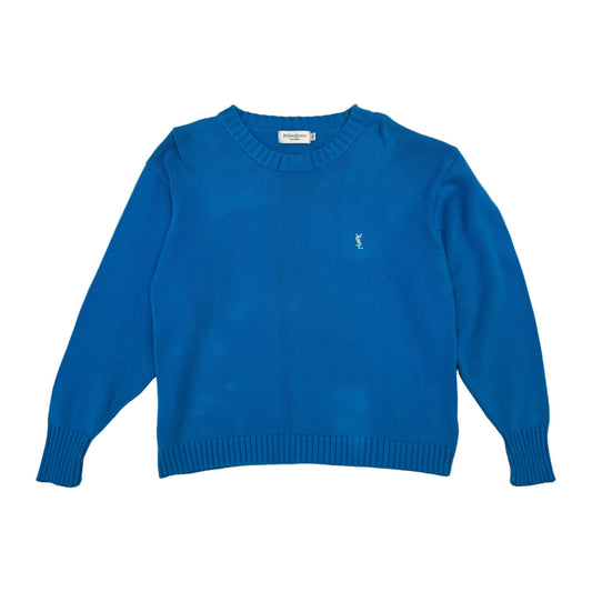 Yves Saint Laurent Sweater 'Blue' (Pre-Owned)