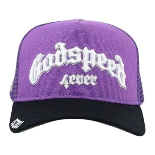 Godspeed Forever Trucker Hat (Purple/Black)