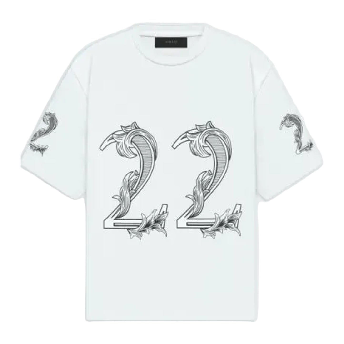 Oversized Amiri 22 Tee 'White'