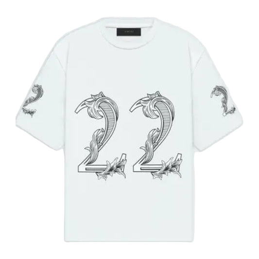 Oversized Amiri 22 Tee 'White'