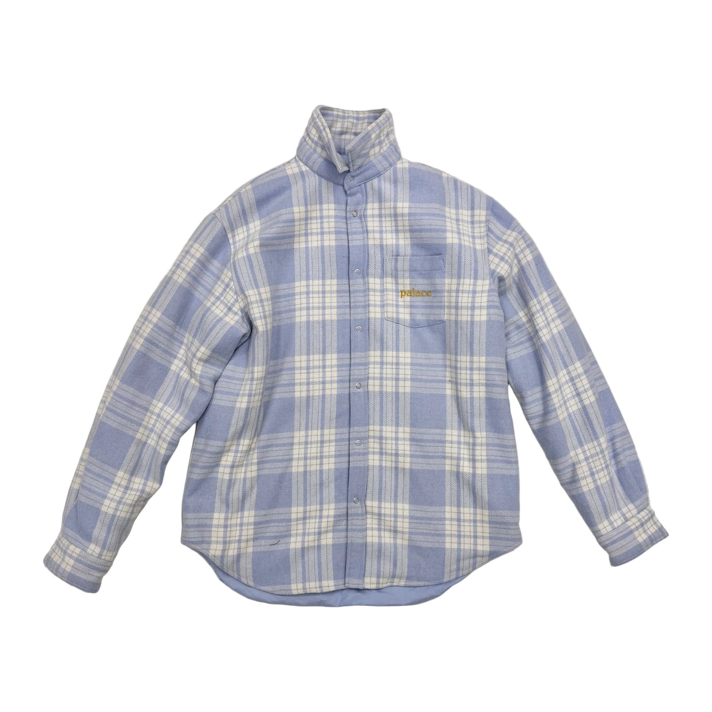 Palace Check Insulated Shirt 'Faint Blue' (Pre-Owned)