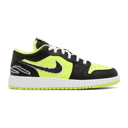 Jordan 1 Low SE Black Cat Volt (GS)
