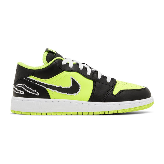 Jordan 1 Low SE Black Cat Volt (GS)