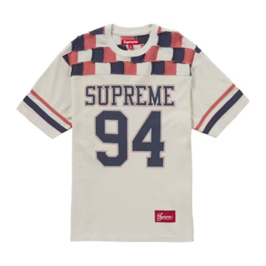 Supreme Patchwork Yoke Football Top