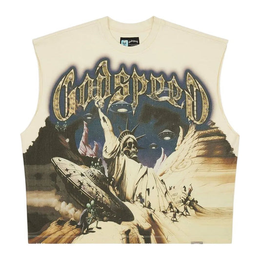 Godspeed The Landing Sleeveless 'Bone'